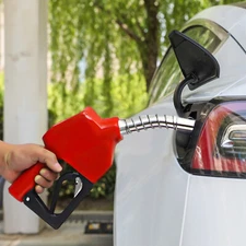 US Electric Fuel Transfer Pump 550W-60L/Min W/ Nozzle Meter For Oil Fuel Diesel