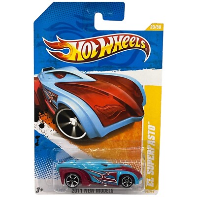 Hot Wheels 2011 New Models EL SUPERFASTO Blue & Red 23/50 OH5's