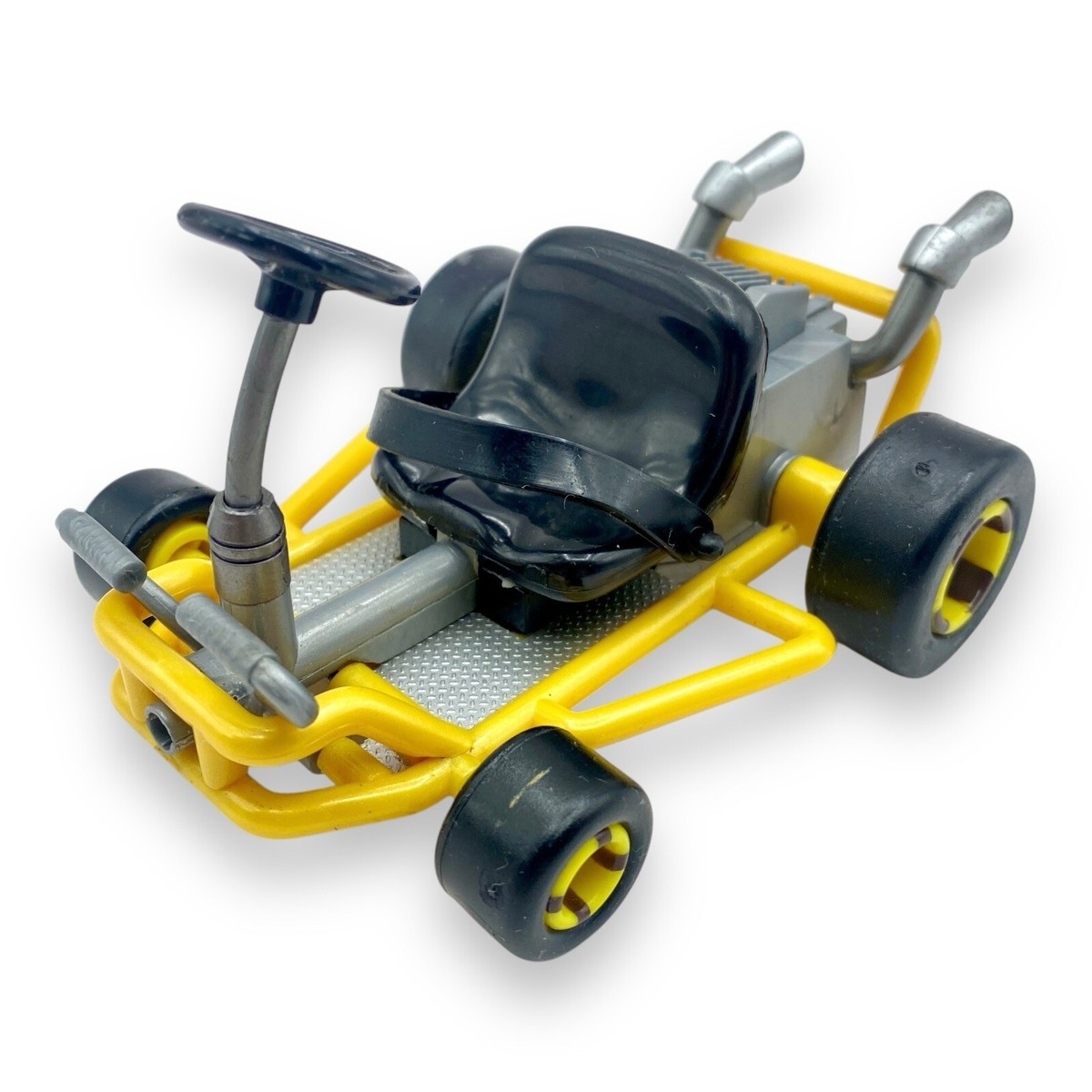 Official Mario Kart 64 Donkey Kong's Yellow Pull Back Kart Figure