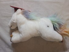 FAO Schwartz Rainbow Unicorn 15" Enchanted Adopt A Pet Plush Stuffed Animal