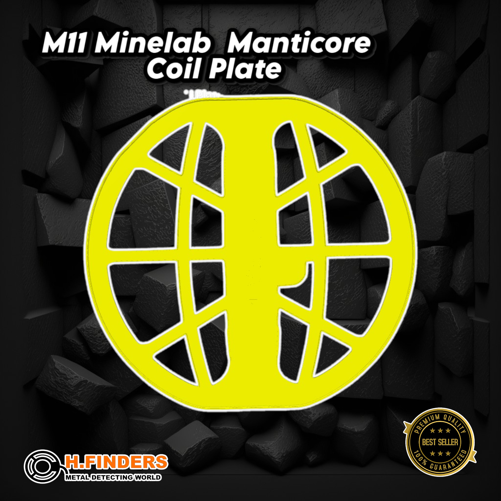 Minelab Manticore M11 Coil Cover Yellow