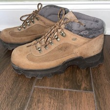 Vtg 90s Y2k Women’s Chunky Skechers Grunge Lace Up Brown Leather Boots. Size 9