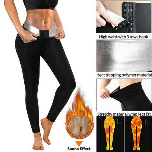 Pantalones de Mujer Sauna para Sudar cuerpo moldeador para pérdida de peso  pants | eBay