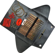 addi Click Nature Olive Wood Gold Edition - Interchangeable Needle Set BRAND NEW