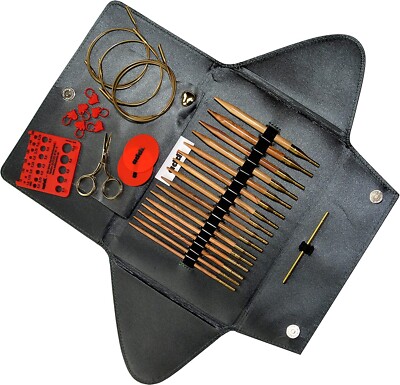 addi Click Nature Olive Wood Gold Edition - Interchangeable Needle Set BRAND NEW