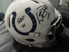 PEYTON MANNING COLTS AUTHENTIC FULL SIZE HELMET SIGNED FANATICS W/ INSCRIPTION