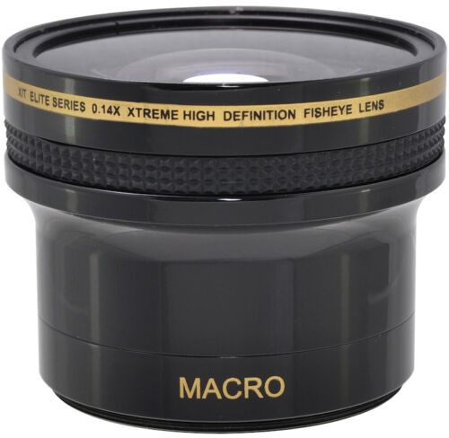  Objectif macro 58 mm .X14 FISHEYE pour Canon Rebel EOS T3 T4 T5 T5I SL1 100D XSI XTI - Photo 1 sur 11