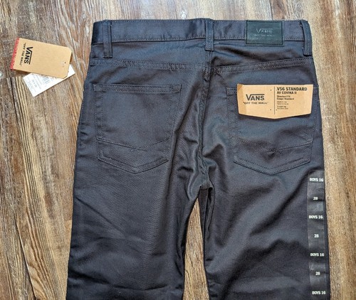 NWT Vans V56 Standard AV Covina II grey denim jeans boys size 16 28x29 - Picture 4 of 4