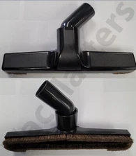 10 Inch Wide Plastic Neck Floor Brush with Horse Hair Bristles. Fits 1.25 Inch 