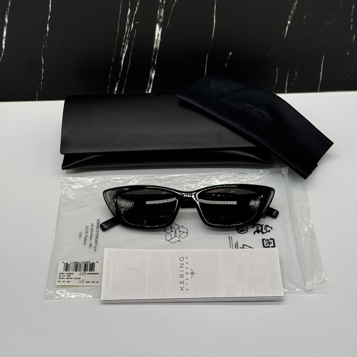 SAINT LAURENT ニュウェフ SL277 キャットアイ サンクラス Saint Laurent™ SL 277 Narrow Sunglasses | EyeOns.com