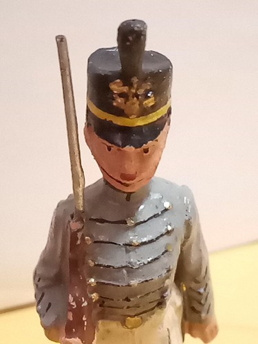 3 Elastolin Composition Cadet Soldiers 10.5cm Officer & Two Marching Pre WWII - Picture 16 of 24