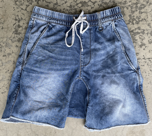 Mens jeans Shorts sz S Hyper Denim Streetwear Elastic Drawstring Los Angeles LA