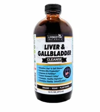 LIVER & GALLBLADDER Cleanse By Livingston Natural Herbal Labs, Plant-Based, 16oz