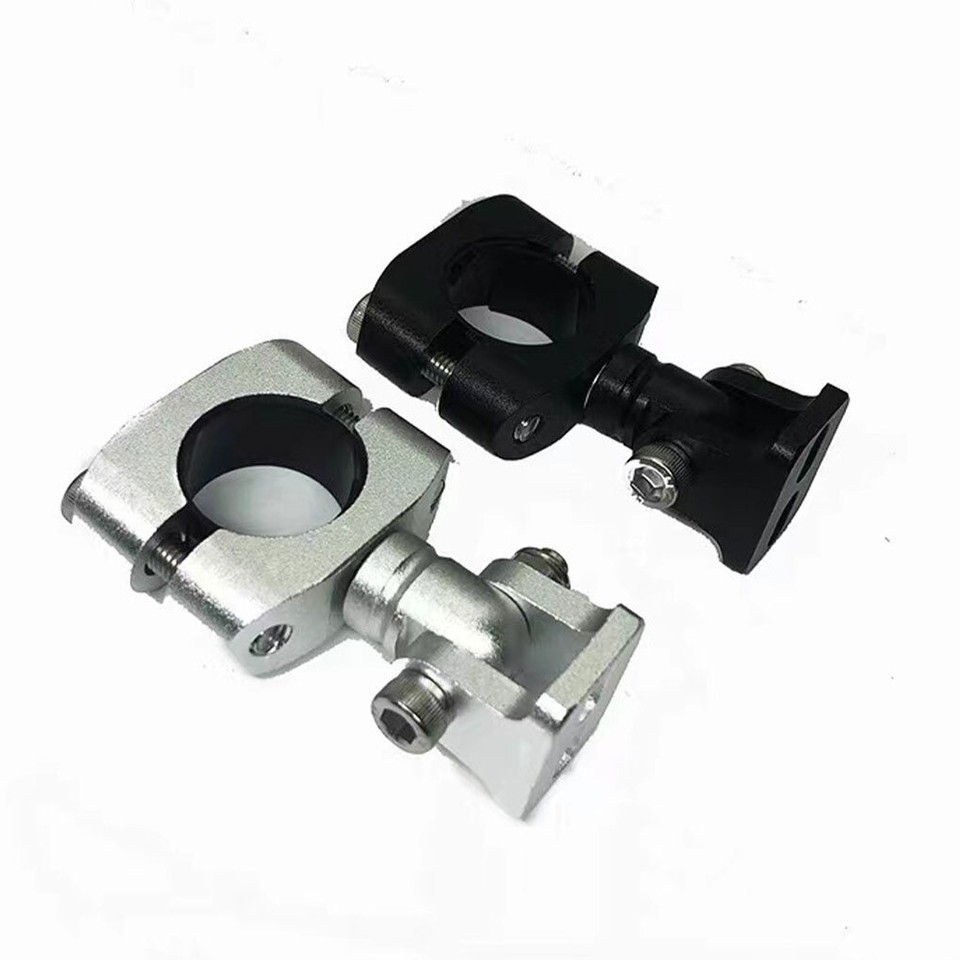 2X Motorcycle Mount Bracket Fork Clamp Holder Spot Fog Light Headlight 22mm-31mm - Foto 10