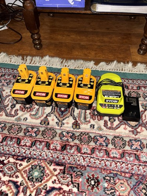 #ad #ad 4 Ryobi 18V ONE and a Ryobi Charger $235.00