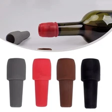 Reusable Silicone For Wine Stoppers for For Wine Bottles with Air Tight Seal
