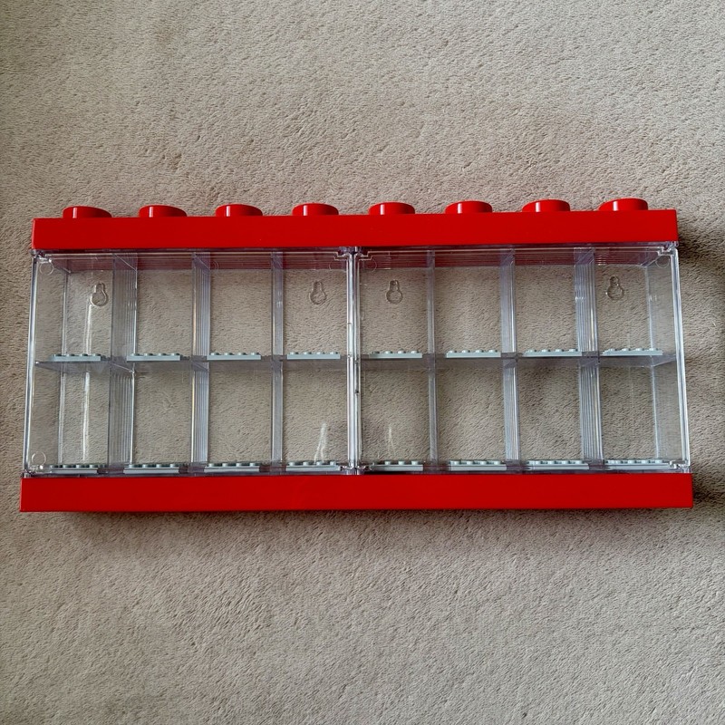 LEGO x Room Copenhagen 16 Minifigure Storage Display Case (Red)