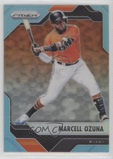 2017 Panini Chronicles Prizm Light Blue Prizm 175/299 Marcell Ozuna #46 0o9
