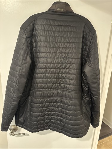 Bugatti Men’s Quilted Jacket Black - Size 46R  - Bild 7 von 9