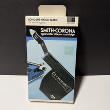 Smith-Corona Typewriter Ribbon Cartridge Black Fabric