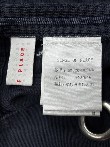 Abito maglione Sense of Place Urban Research midi donna Chambray blu navy boho usato in ottime condizioni - Foto 3 di 10