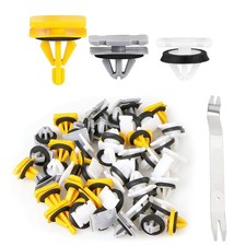 71 PCS Fender Flare Rocker Panel Moulding Clips, Door Sill Side Skirt Wheel Arch