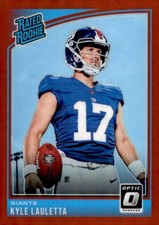 2018 Donruss Optic - Rated Rookie Kyle Lauletta #178 Red Prizm /99 (RC)