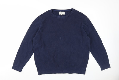 Jasper Conran Herren Pullover Pulli Blau 2XL