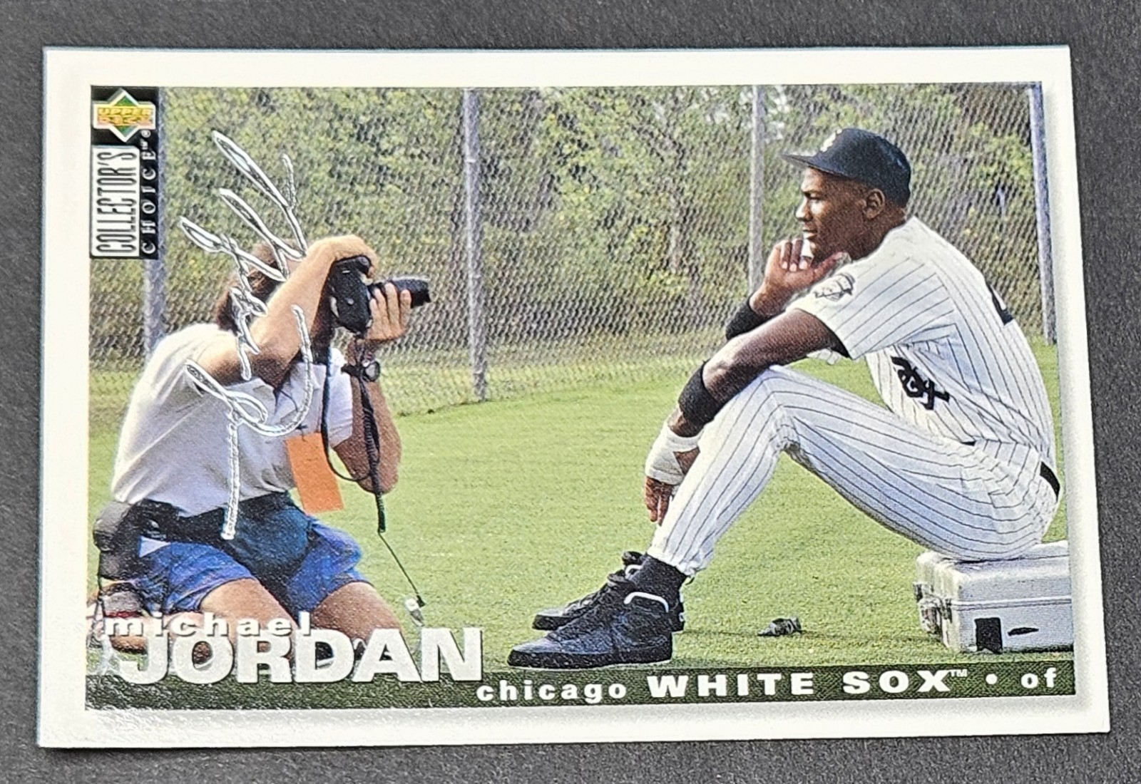 Vintage 1995 Upper Deck Collector's Choice Silver Signature #500 Michael Jordan