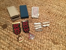 Road Operators Safety Council Medals & Service Bars Safe Driving Vintage 1957-65