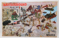 Marx Toys 4756 Battleground WWII Play Set  BOX ONLY 