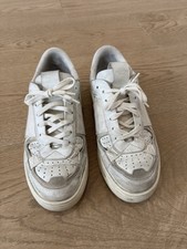 Valentino Garavani Open VLTN White Leather Trainers Sneakers EU 42 UK 8 Used