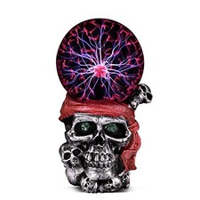 Plasma Ball Lamp Touch Sensitive,Party Magical Electrostatic Red Color Crystal