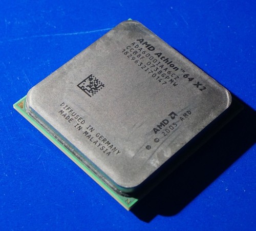 AMD Athlon 64 X2 COMPUTER CPU PROCESSOR ADA6000IAA6CZ GOLD RECOVERY VINTAGE - Photo 2/5
