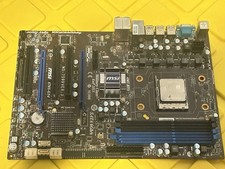 MSI MS-7599 - 870S-G45 Motherboard + Phenom ii CPU Untested