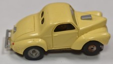 Aurora Thunderjet Tjet Yellow Willys Gasser Ho Slot Car 1401