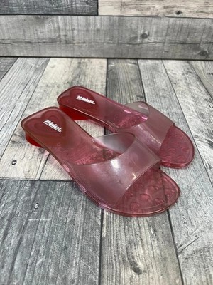 Melissa The Real Jelly Slide Sandalen Gr. UK 4 Pink Heart Strawberry Smell Kim