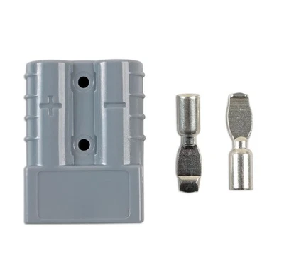 CONNECTEUR ANDERSON 50 A GRIS BIPOLE - Photo 1/3