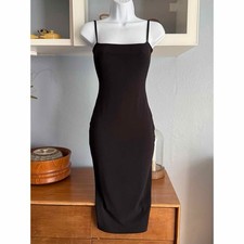 Nookie Charlize Midi Dress Bodycon Size M Black