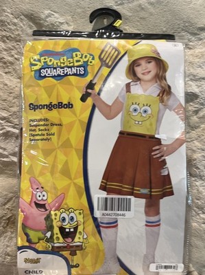 SpongeBob SquarePants Spirit Costume ! Child Medium 8-10 NEW In Package