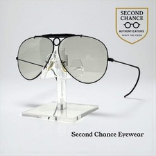 Ray-Ban Vintage Outdoorsman II-Black Aviator-Photochromic Lenses-62mm