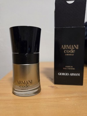 Armani Code ABSOLU 30 ML GEÖFFNET NIE SPARAYED (Auslaufmodell RAR)