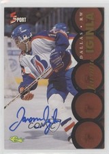 1995 Classic 5 Sport Auto Missing Serial Number Jarome Iginla Auto HOF 9lz