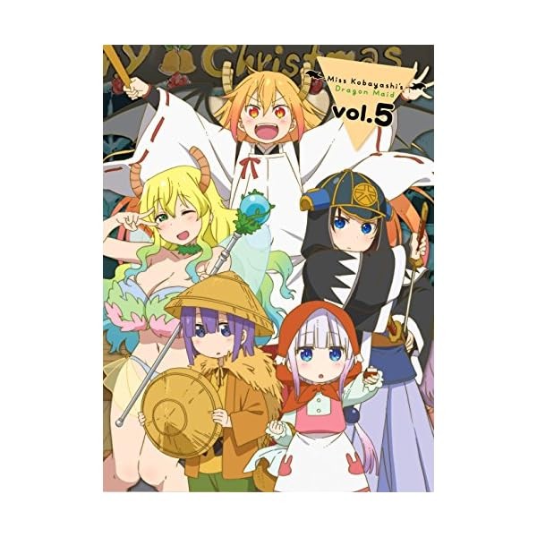 Miss Kobayashi's Dragon Maid Vol.5 Limited Edition Blu-ray Booklet Card Japa