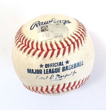 8-19-23 Phillies at Nationals Game-Used Baseball Alec Bohm/Jose A. Ferrer COA