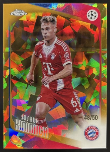 Joshua Kimmich 2025-26 Topps Chrome UEFA Club Competitions Sapphire /50