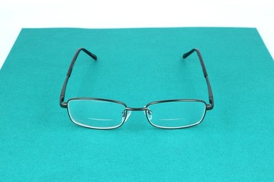Modern Optical Route gunmetal rectangle Eyeglasses Frames 54-17-140