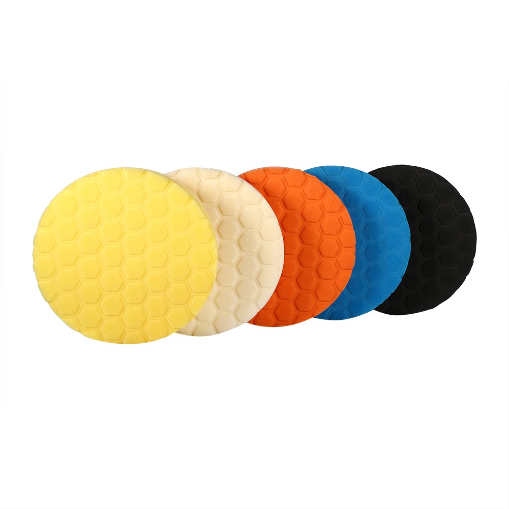 5pcs Buffing Sponge Polishing Pad Set For Car Polishing Kit
