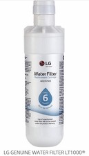 6 Months Genuine LG Water Filter Replacement Cartridge LT1000P/PC/PCS New Sealed