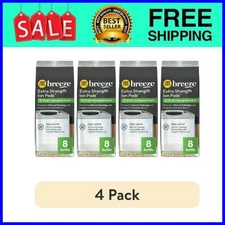 (4 pack)Purina Tidy Cats Breeze Multi-Cat Extra Strength Ion Cat Litter Box Pads